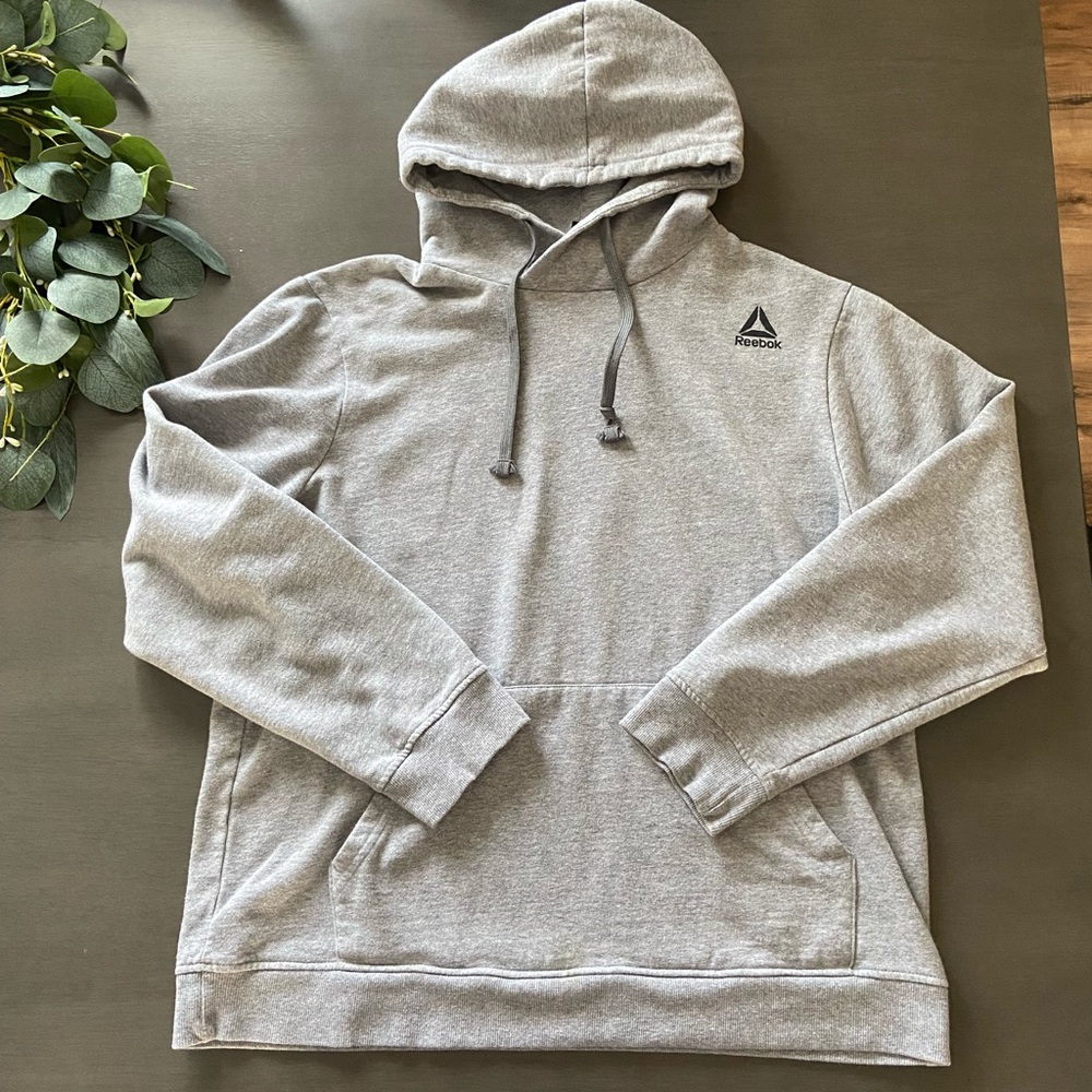 Gray Reebok Hoodie